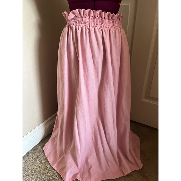Pink Maxi Skirt - Picture 1 of 4